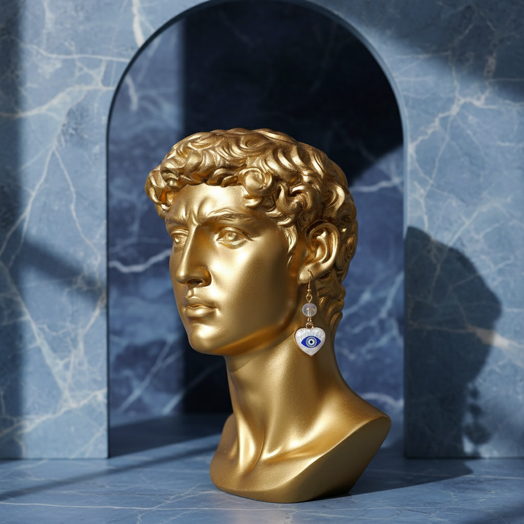 Opal Eyes | Authentic Stone Fall Statement Earrings