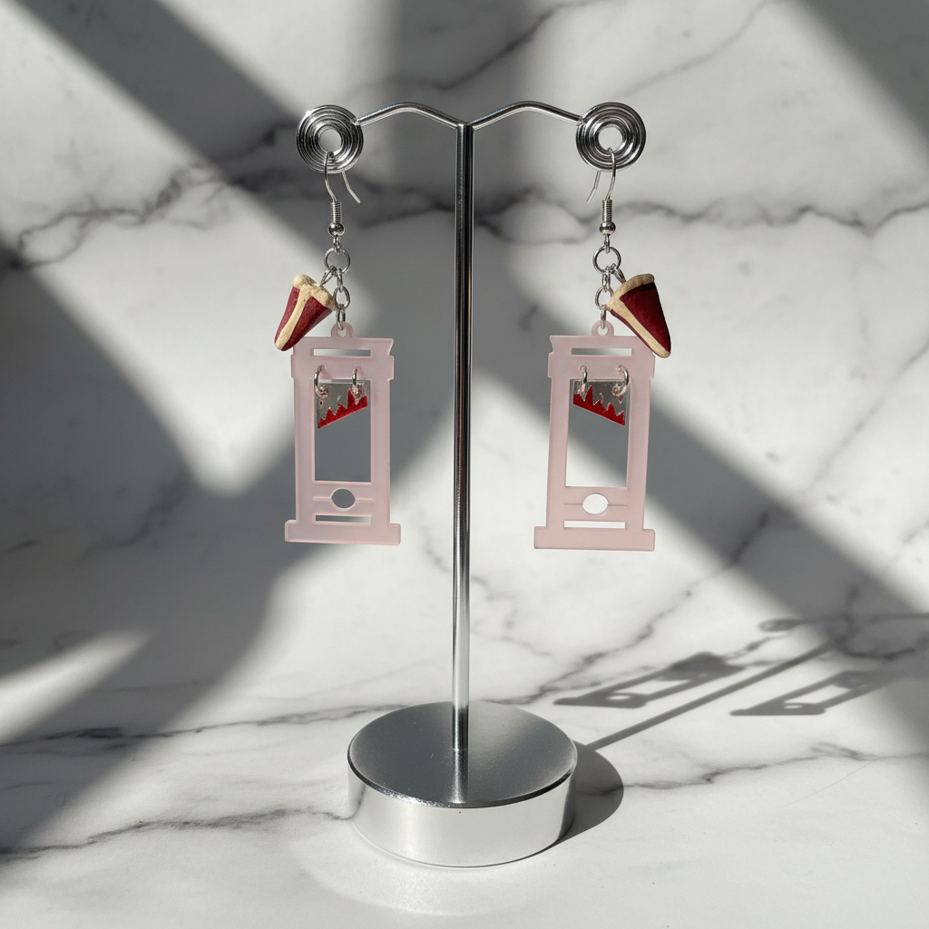 “Let Them Eat Cake” Revolutionary Earrings