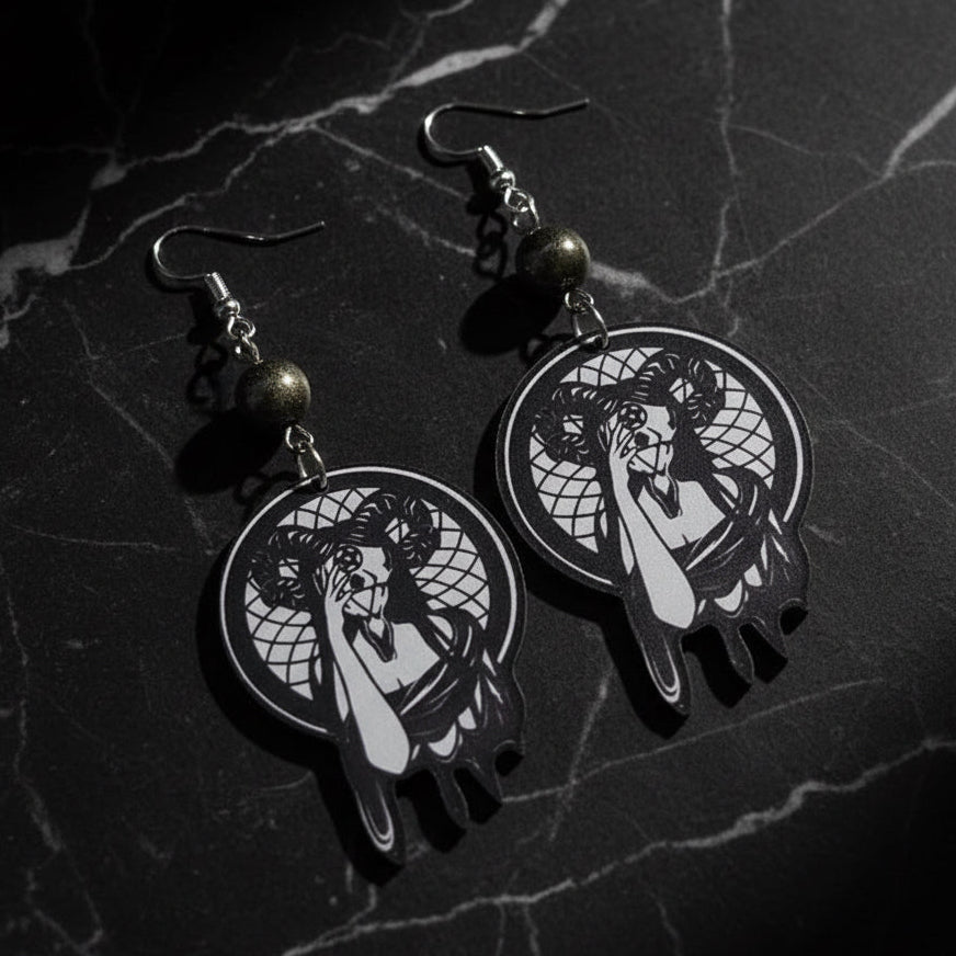 Crystal Goth Earrings Collection