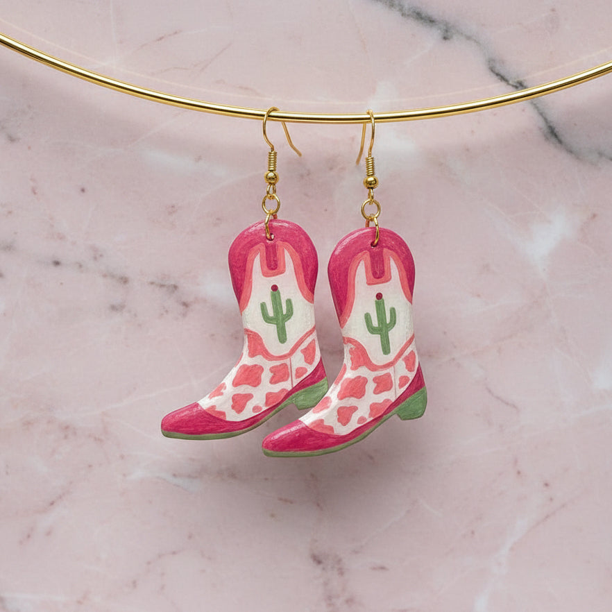 Blooming Cactus Clay Charm Collection