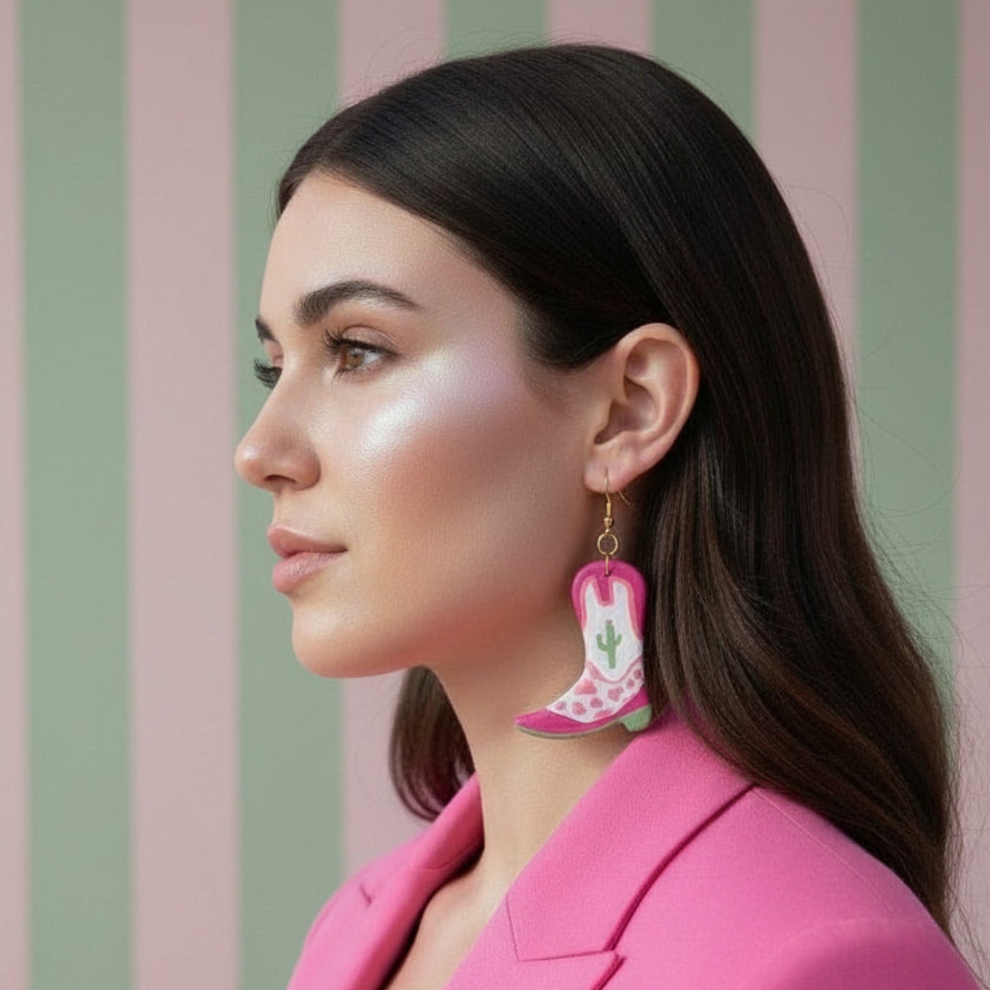 Blooming Cactus Clay Charm Collection