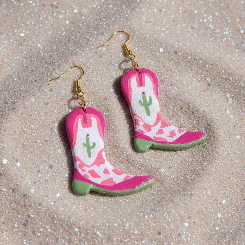 Blooming Cactus Clay Charm Collection