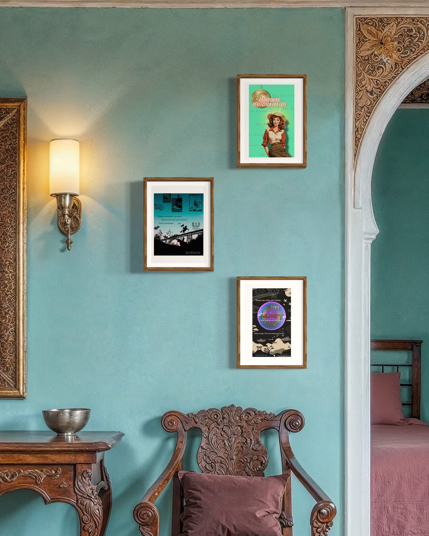 Cool Toned Liminal Space Poetry Print Bundle – Olive Made