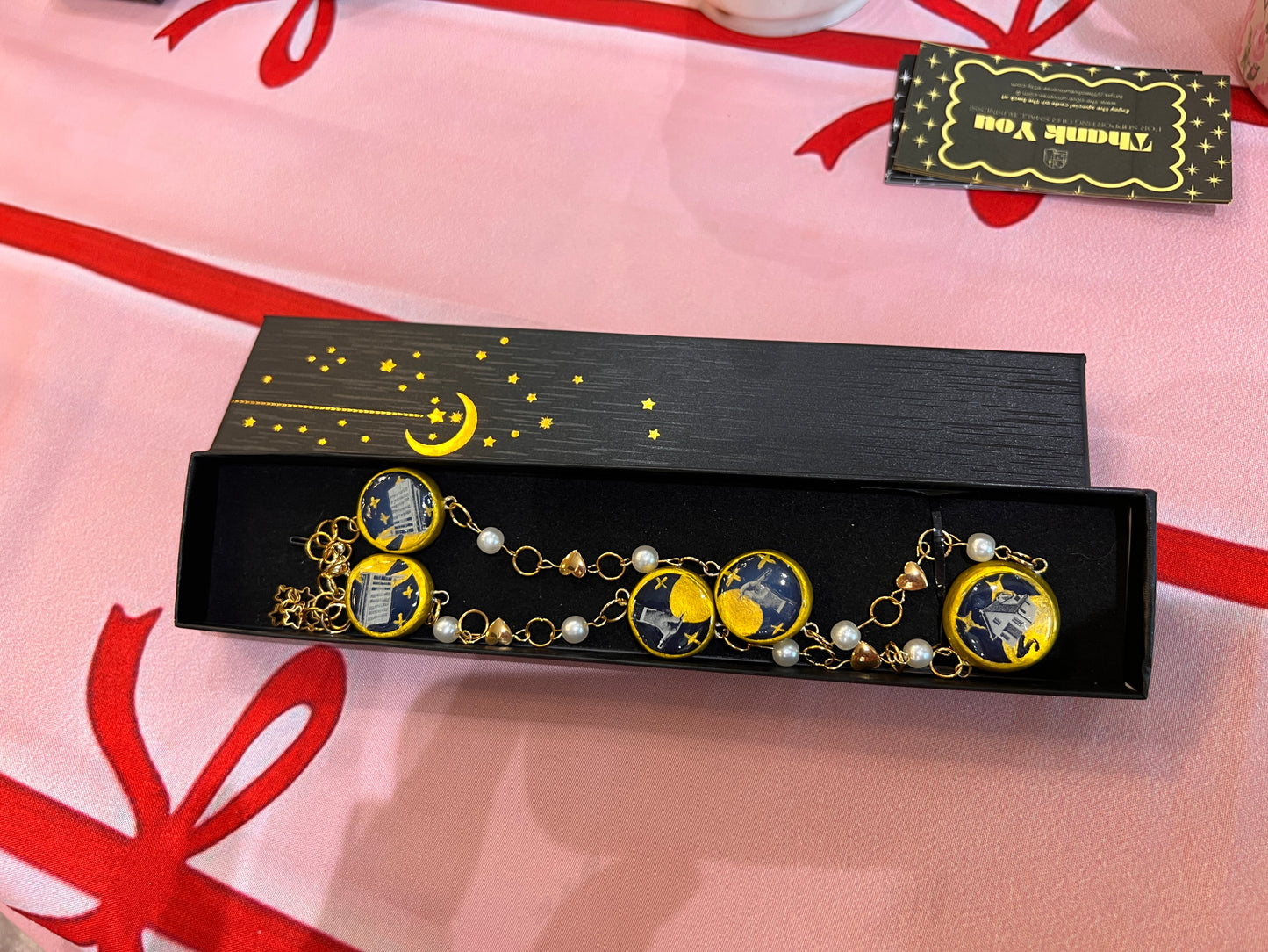 Cosmic Choker — Ethereal Metallic Collage Charm Necklace