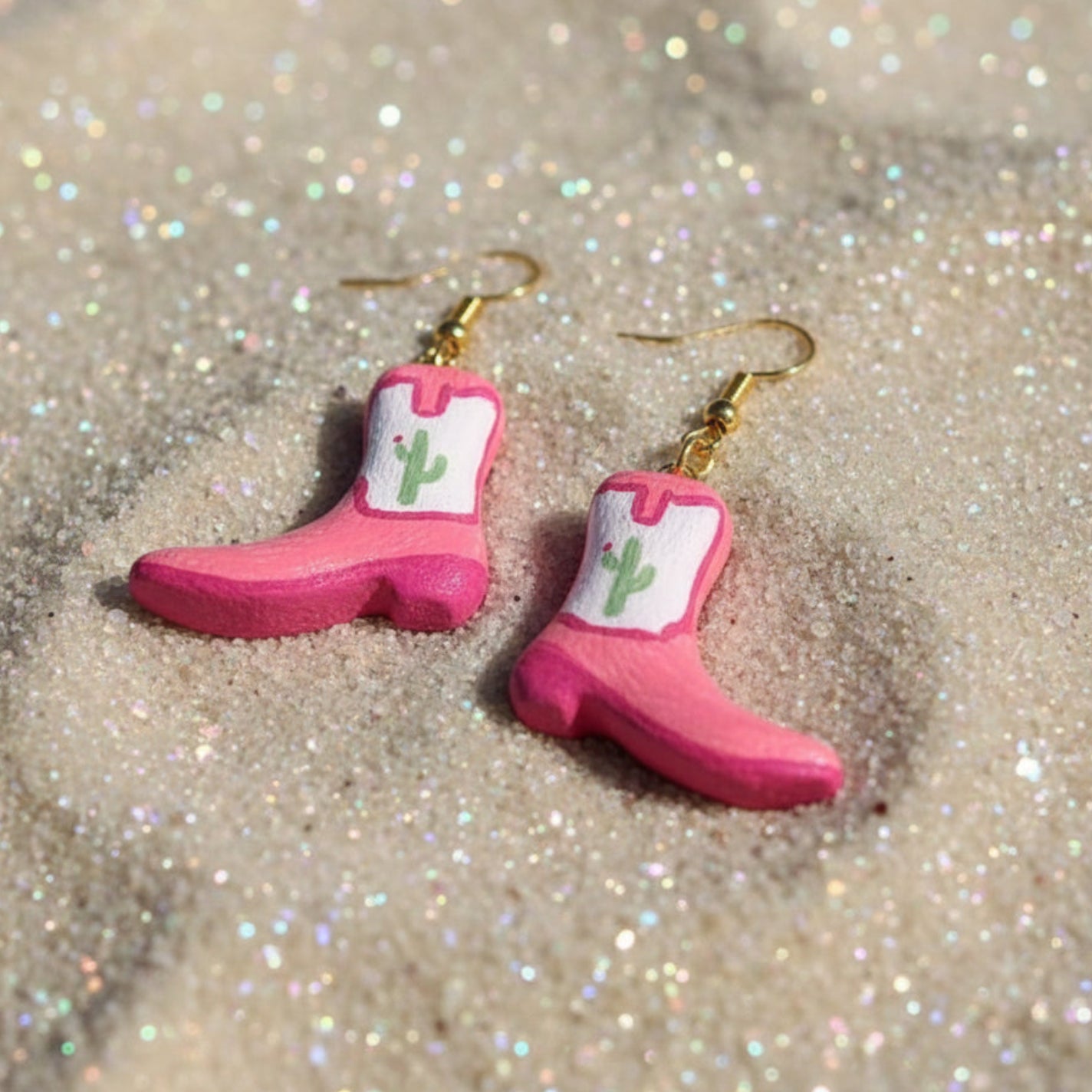 Blooming Cactus Clay Charm Collection