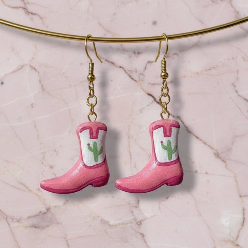 Blooming Cactus Clay Charm Collection