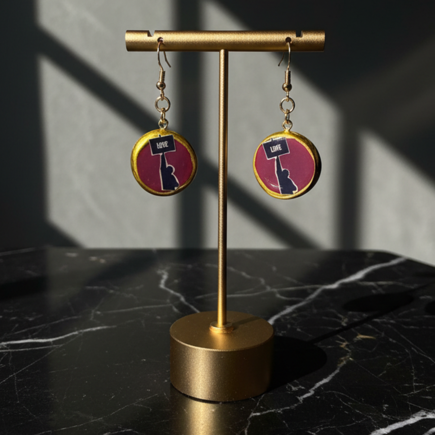 Love Sign Protest Earrings