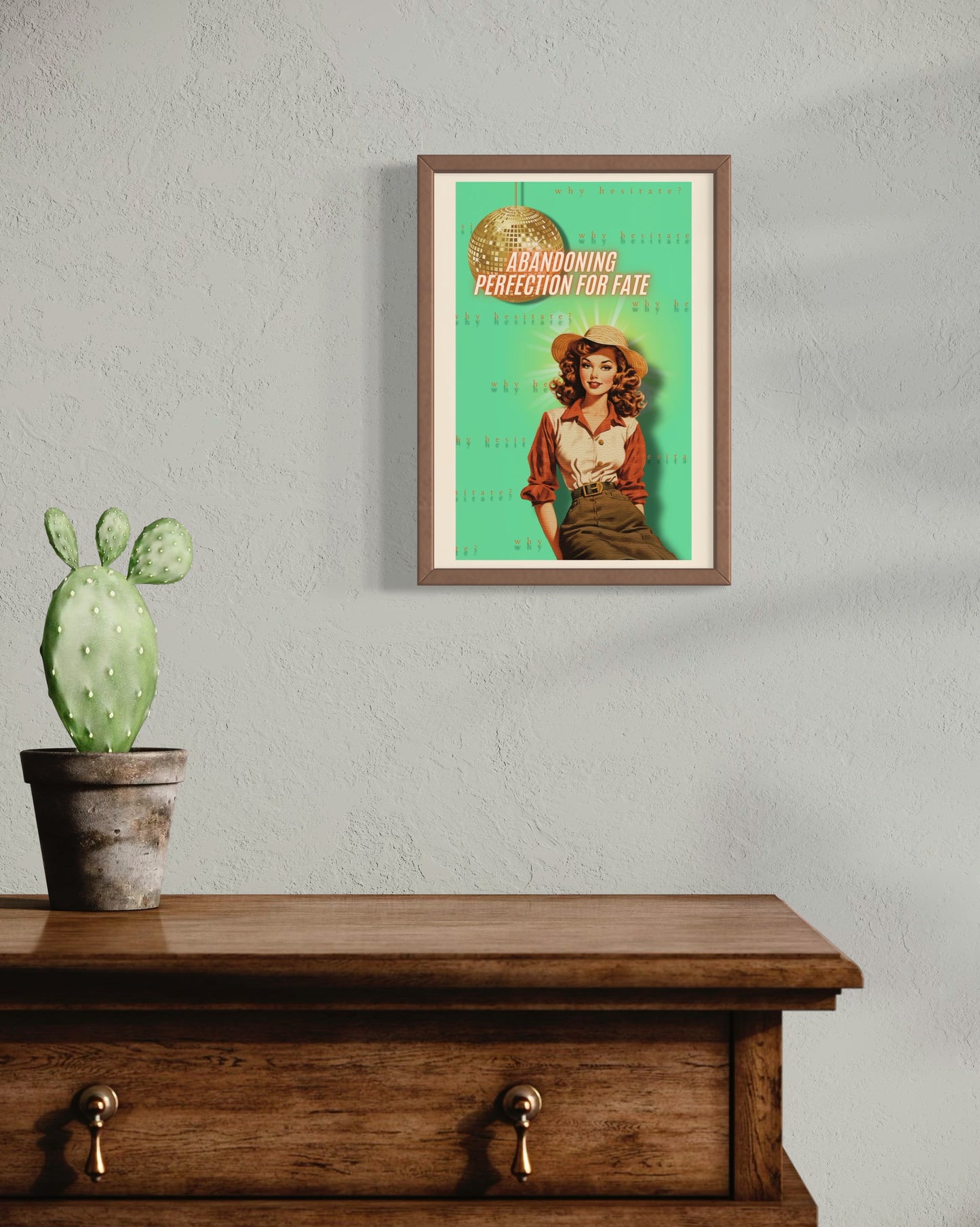 Artist Made Poetry Prints - Cool Toned Liminal Space Aesthetic Wall Decor Poster - Olive Made
