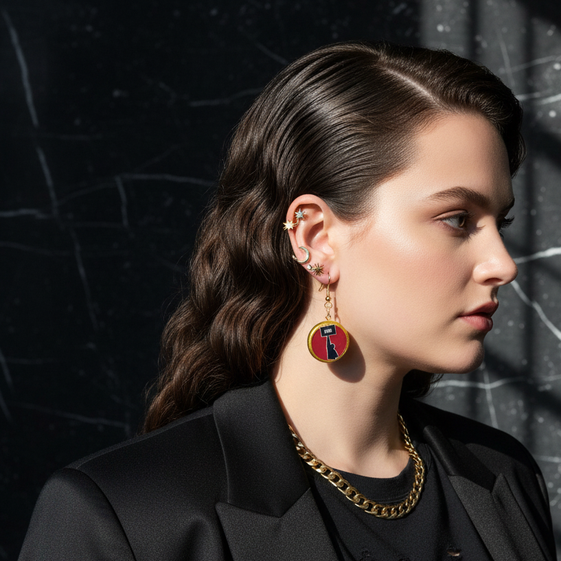 Love Sign Protest Earrings