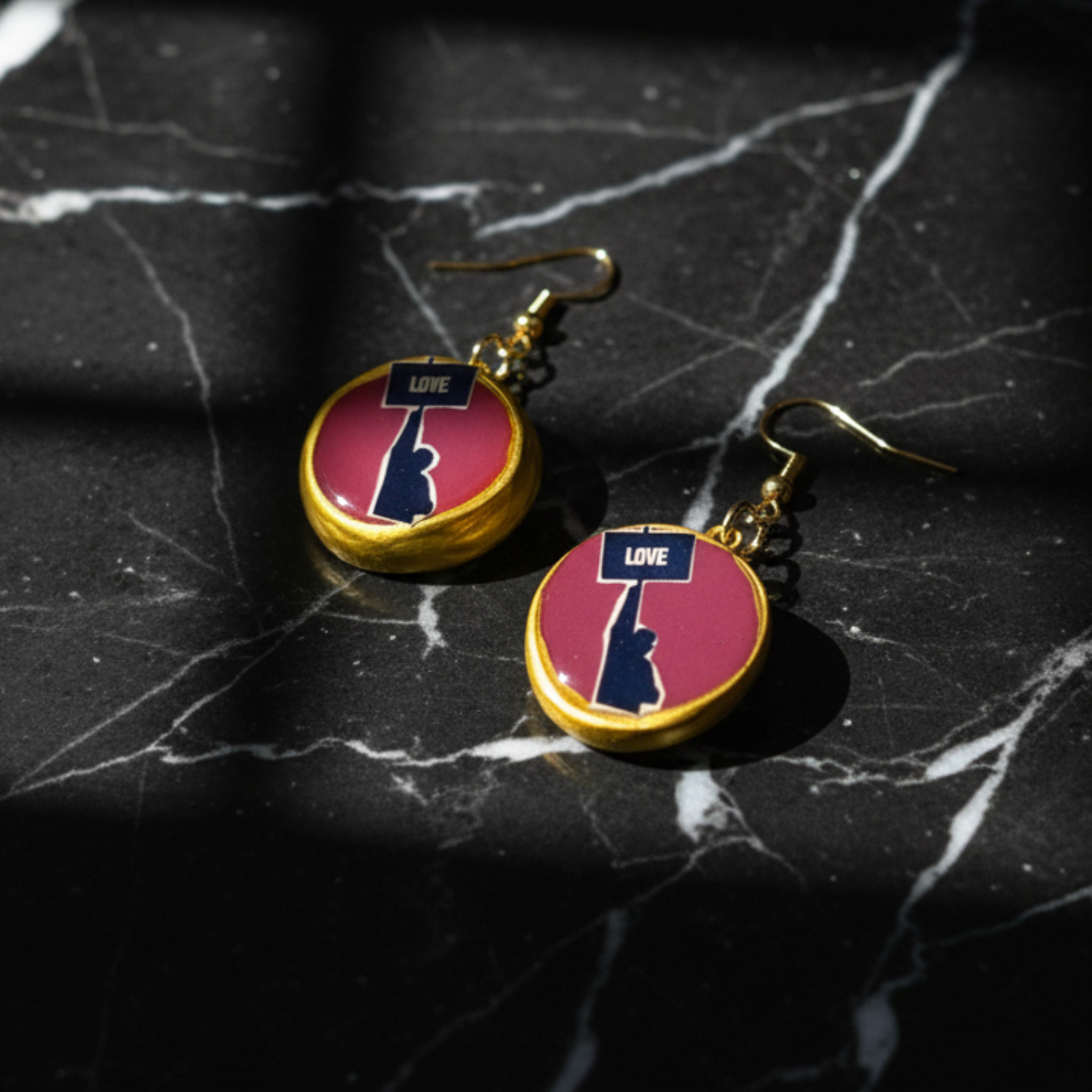Love Sign Protest Earrings