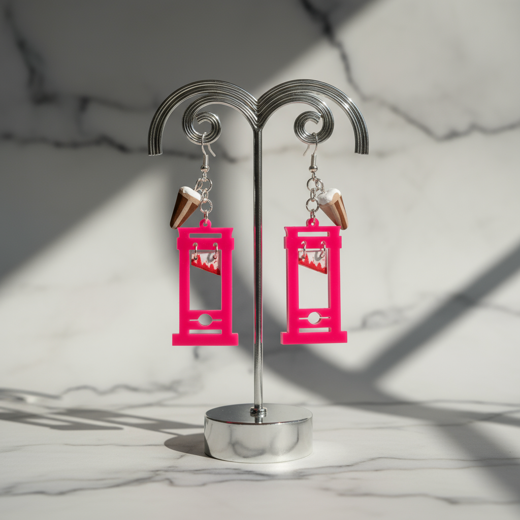 “Let Them Eat Cake” Revolutionary Earrings