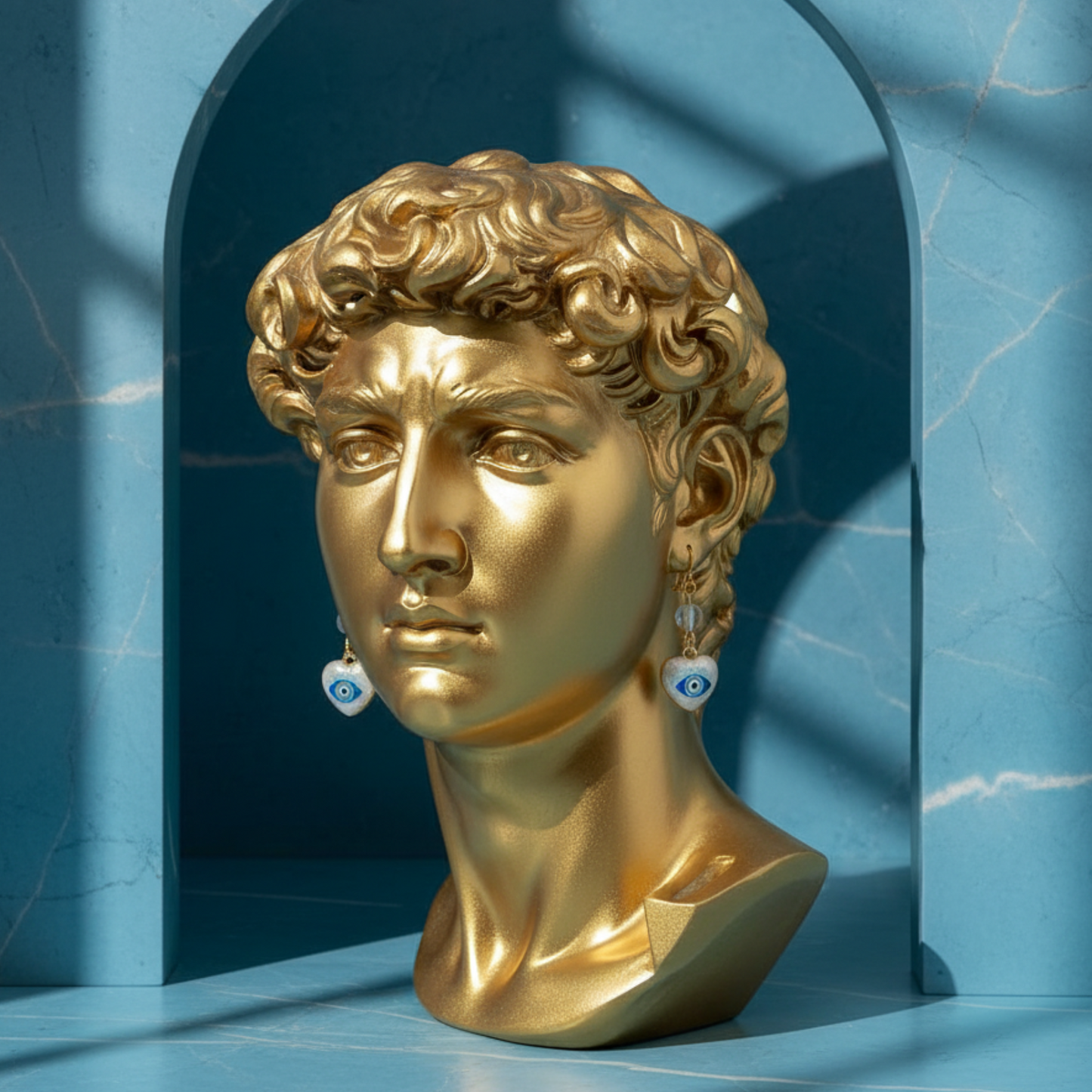 Opal Eyes | Authentic Stone Fall Statement Earrings