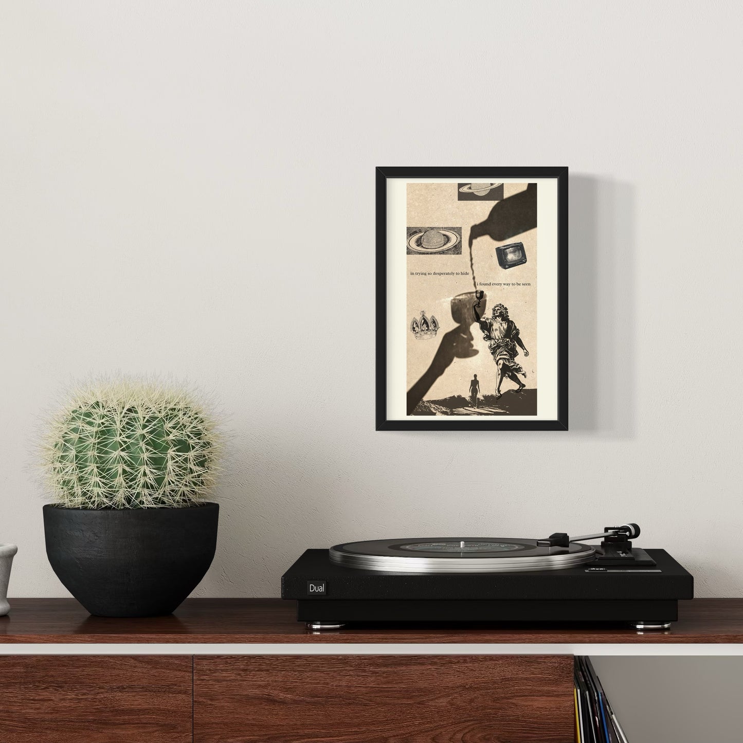 Artist Made Poetry Prints - Retro Dark Academia Vintage Style Poetic Prints - Olive Made