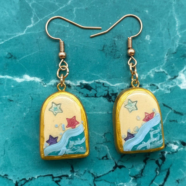 Seashore Stars Arch Earrings