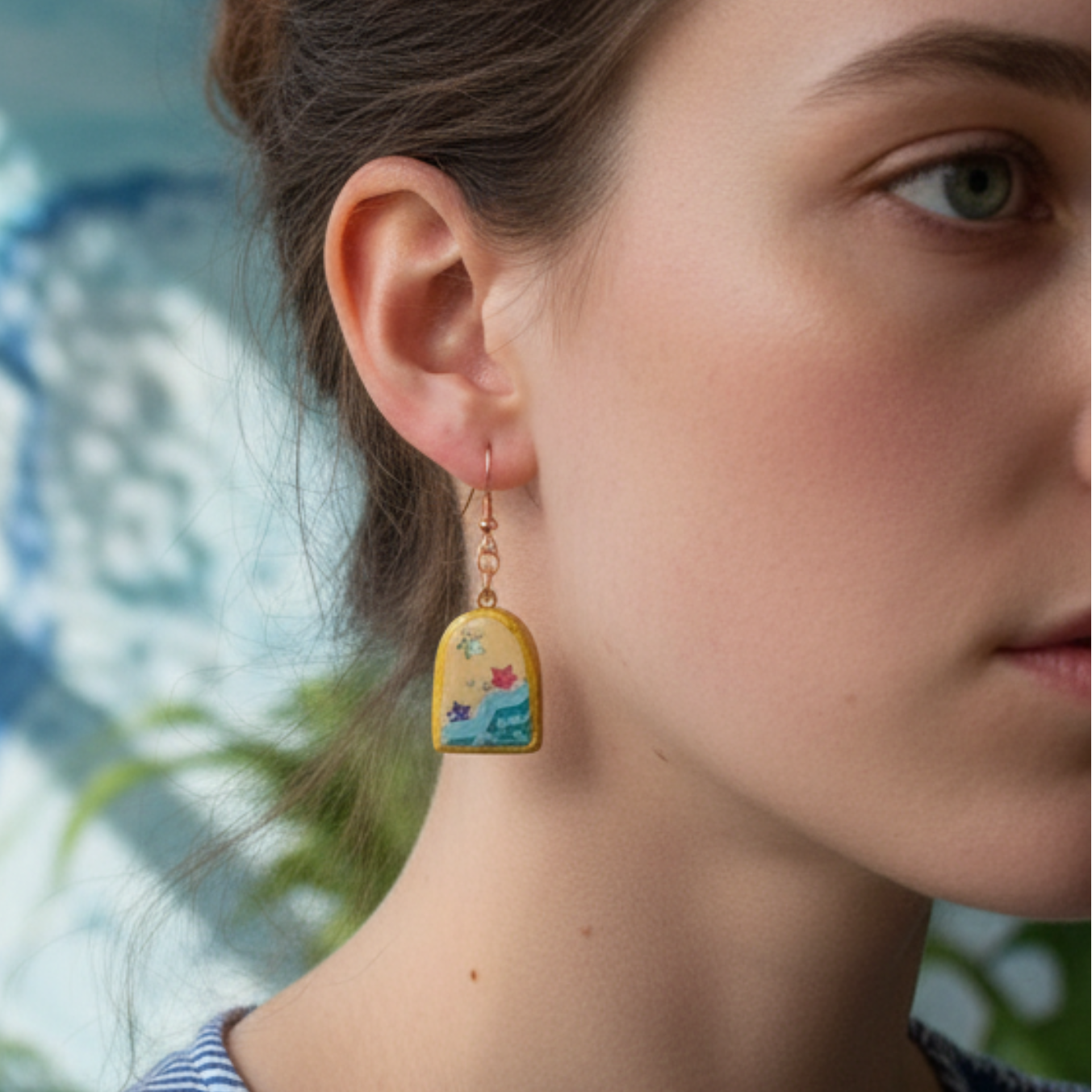 Seashore Stars Arch Earrings