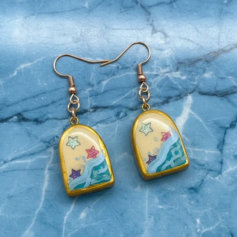 Seashore Stars Arch Earrings