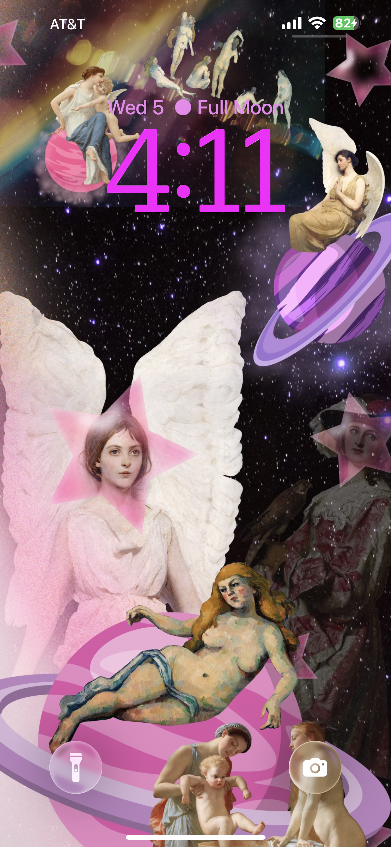 Retro Space Y2K Cutout Collage Wallpaper Bundle (3 Digital Wallpapers)