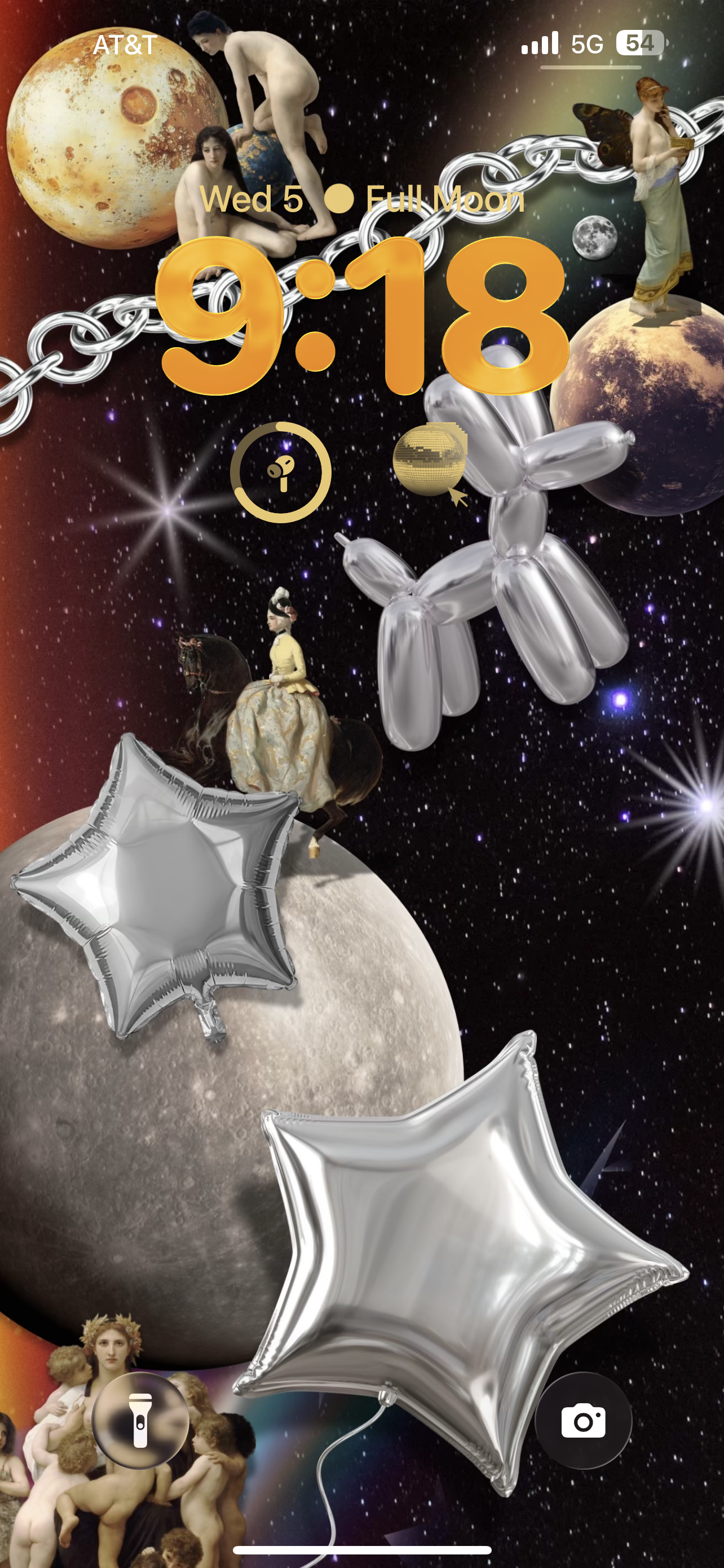 Retro Space Y2K Cutout Collage Wallpaper Bundle (3 Digital Wallpapers)