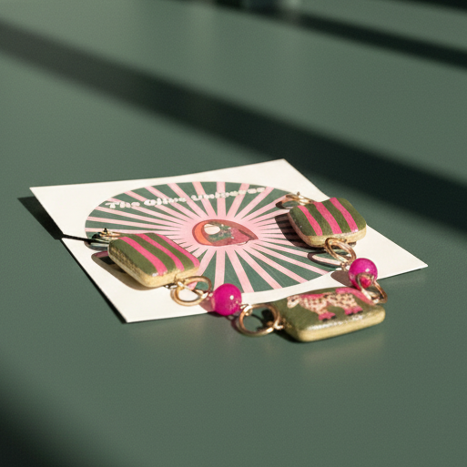 Cheetah Print Pink Pony Bracelet