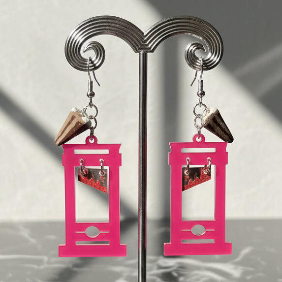 “Let Them Eat Cake” Revolutionary Earrings