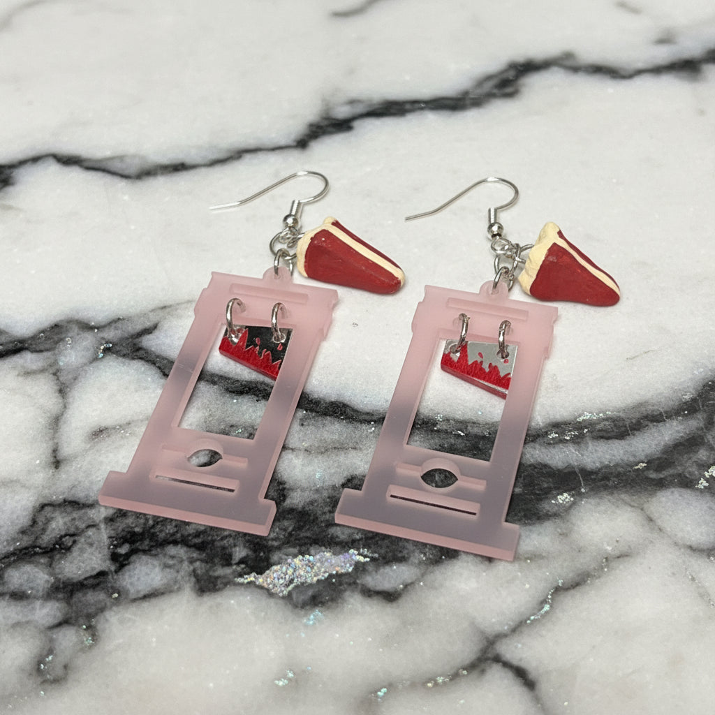 “Let Them Eat Cake” Revolutionary Earrings