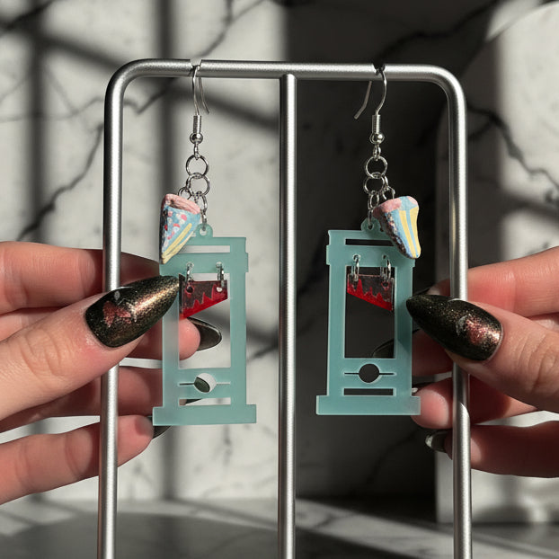 “Let Them Eat Cake” Revolutionary Earrings