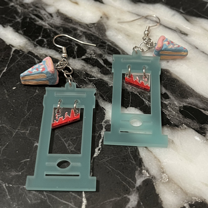 “Let Them Eat Cake” Revolutionary Earrings
