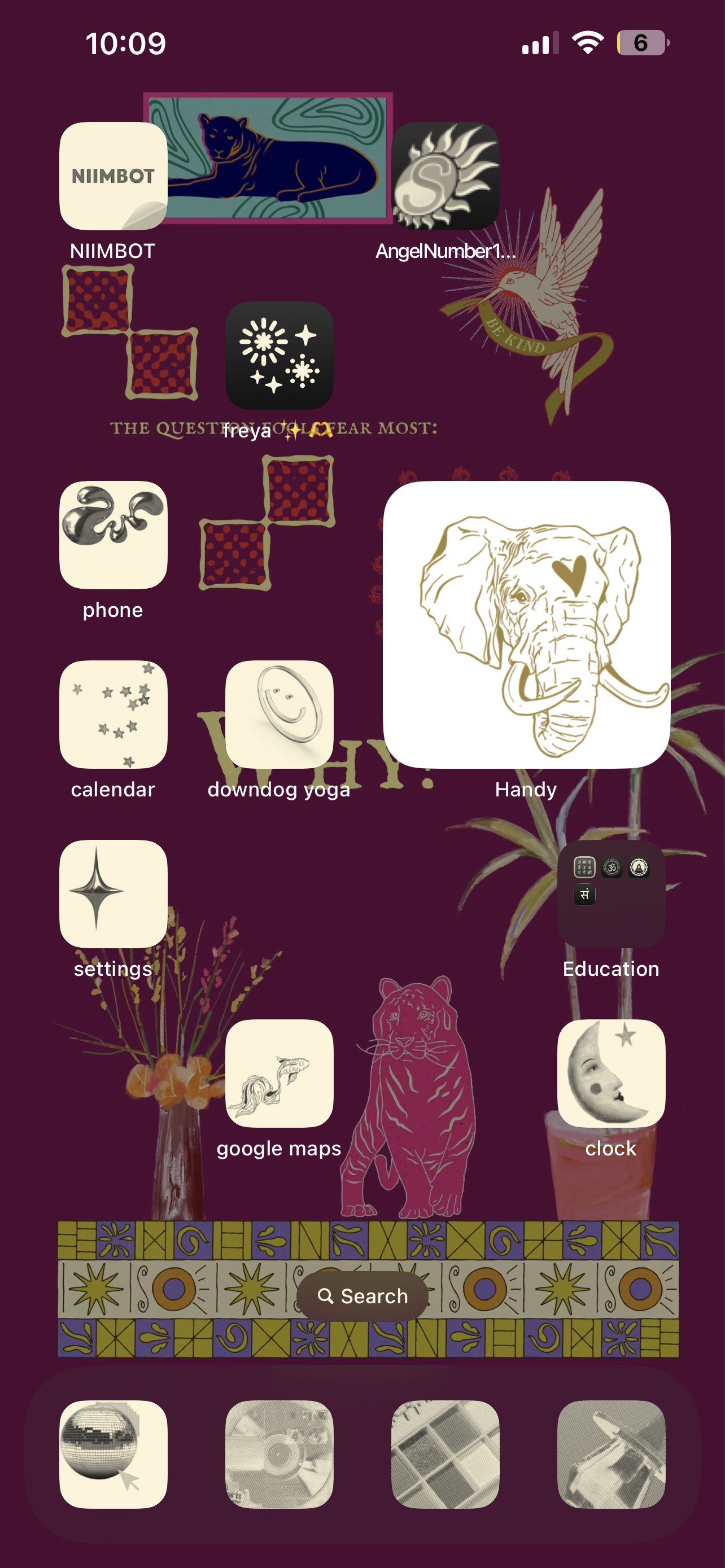 Digital iPhone Lockscreen Wallpaper Poem - The Question Fools Fear Most: Why?