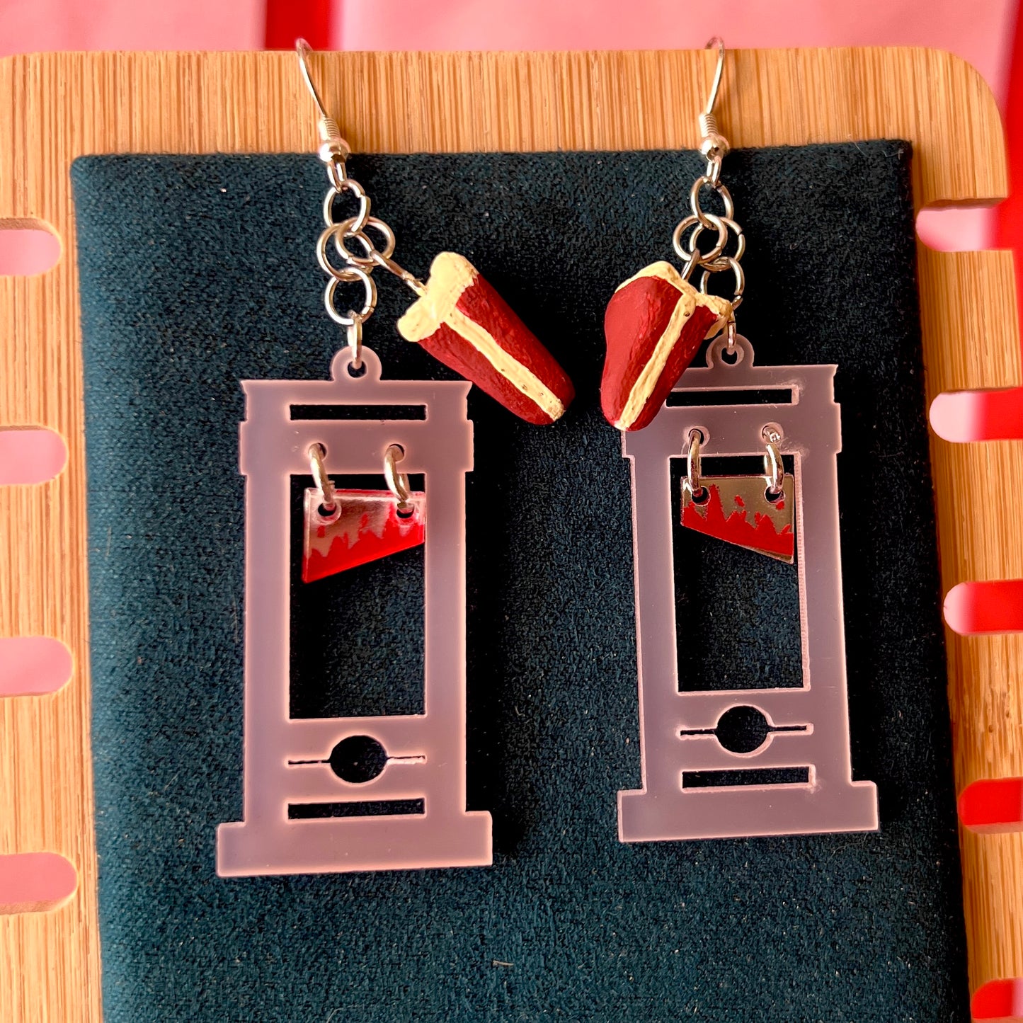 “Let Them Eat Cake” Revolutionary Earrings