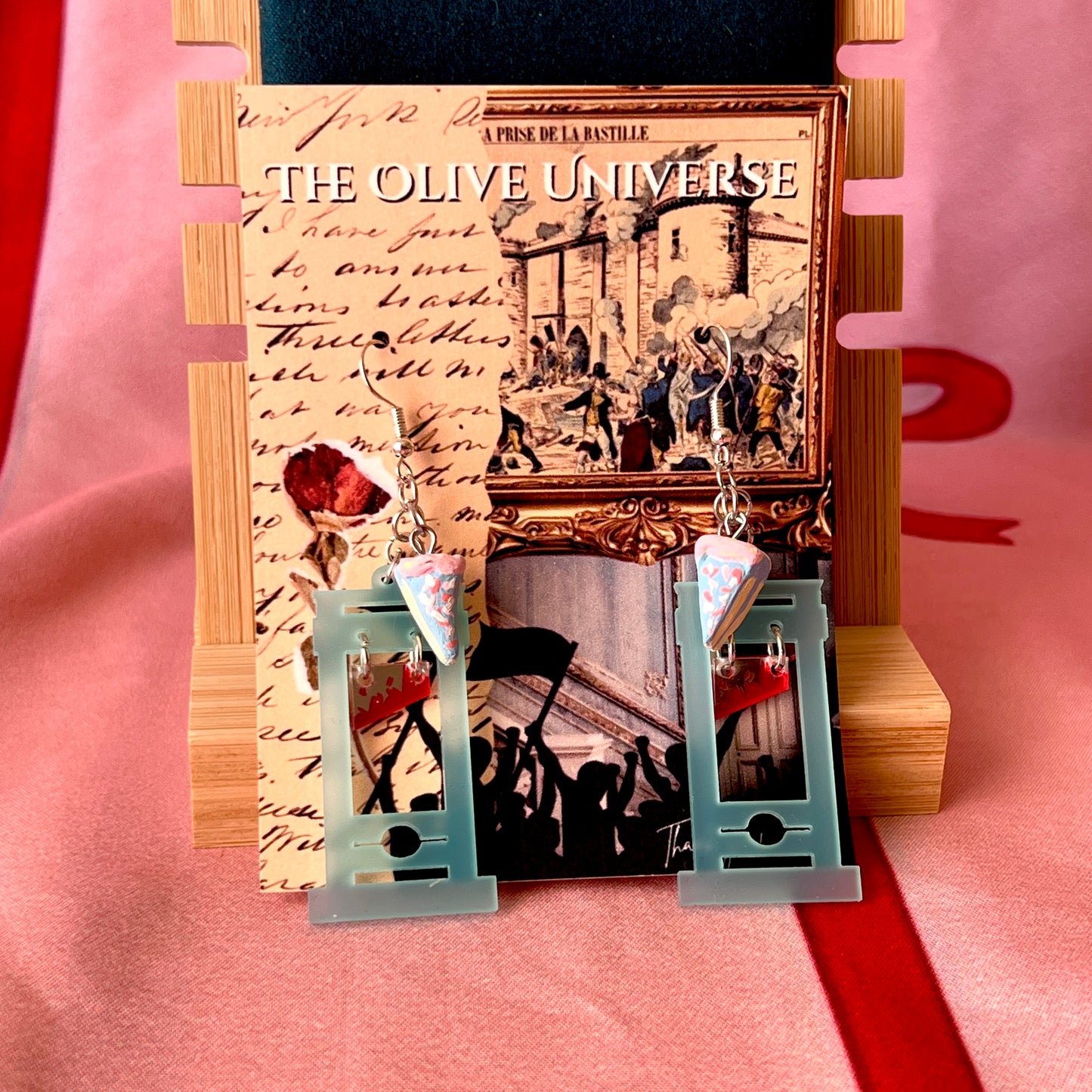“Let Them Eat Cake” Revolutionary Earrings