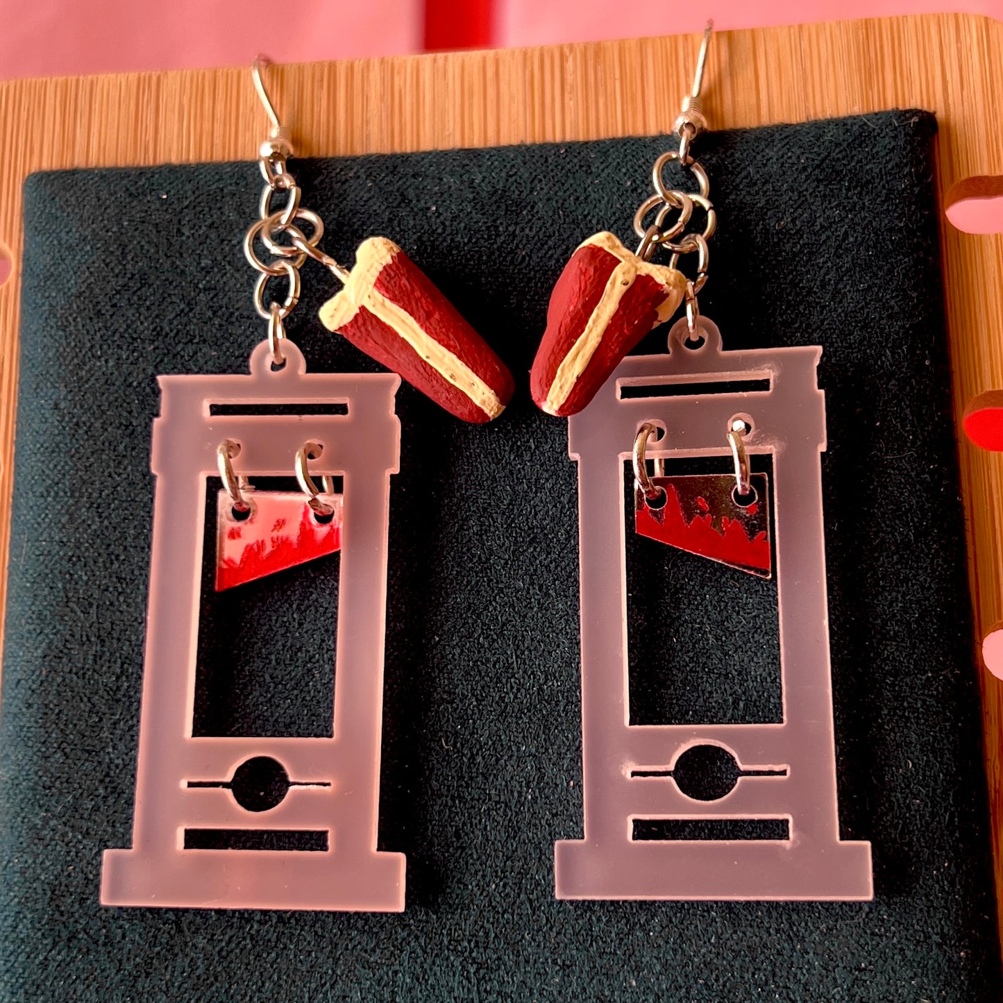 “Let Them Eat Cake” Revolutionary Earrings