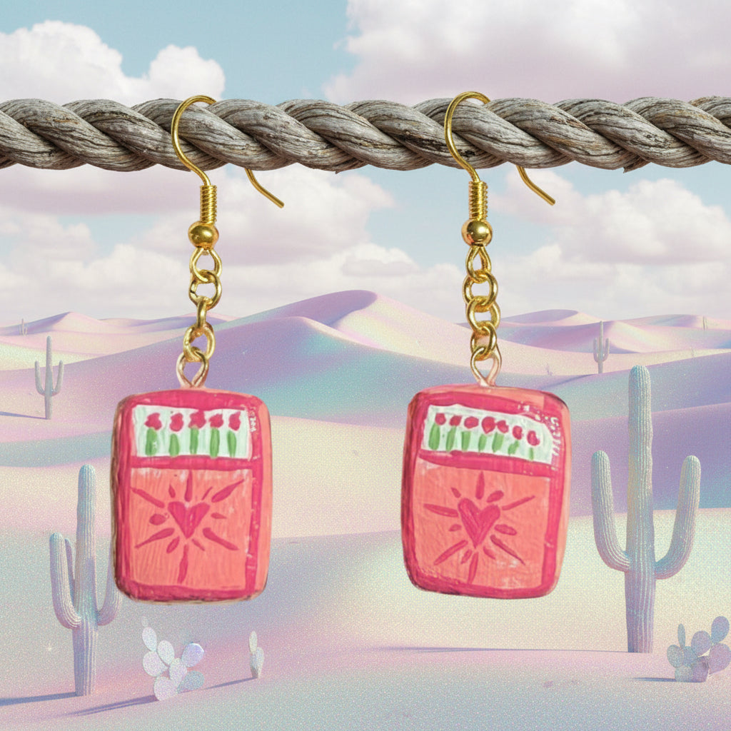 Blooming Cactus Clay Charm Collection