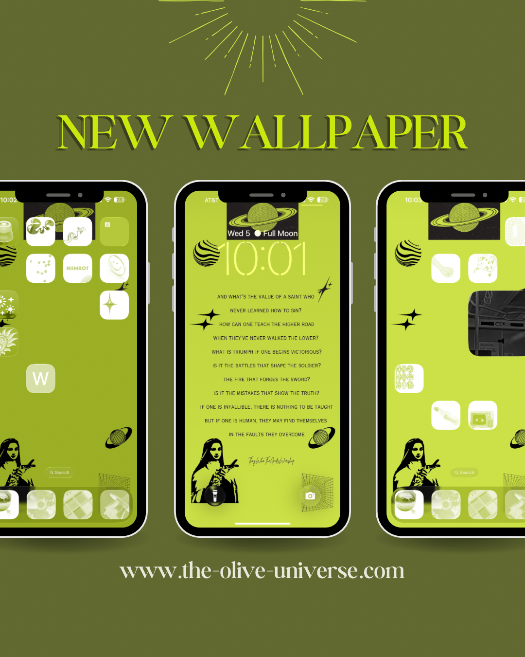 Digital Download iPhone Wallpapers | Retro-Philosophical Aesthetic