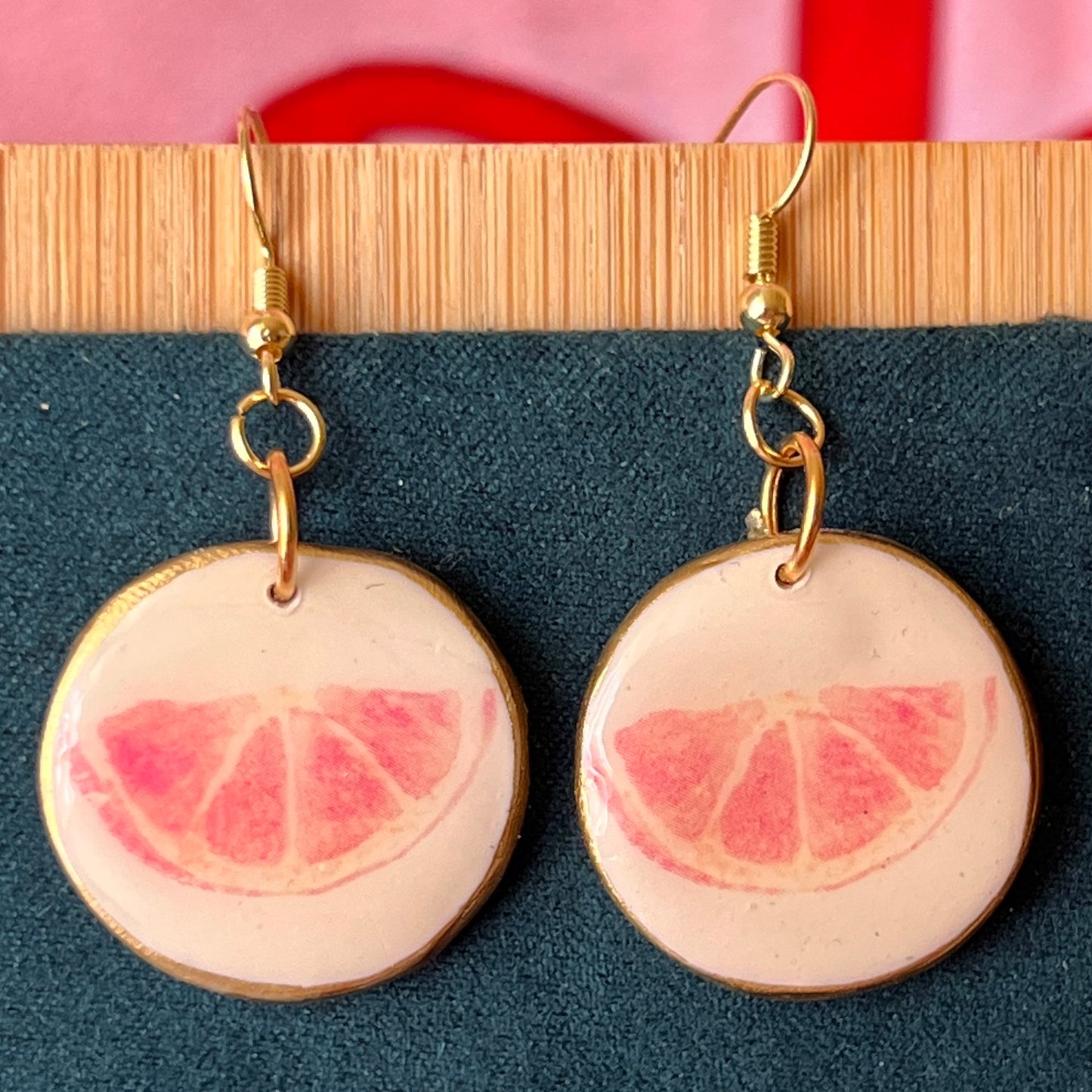 Orange Slice Earrings | Citrus Fruit Charm Earrings | Summer Jewelry | Olive Made