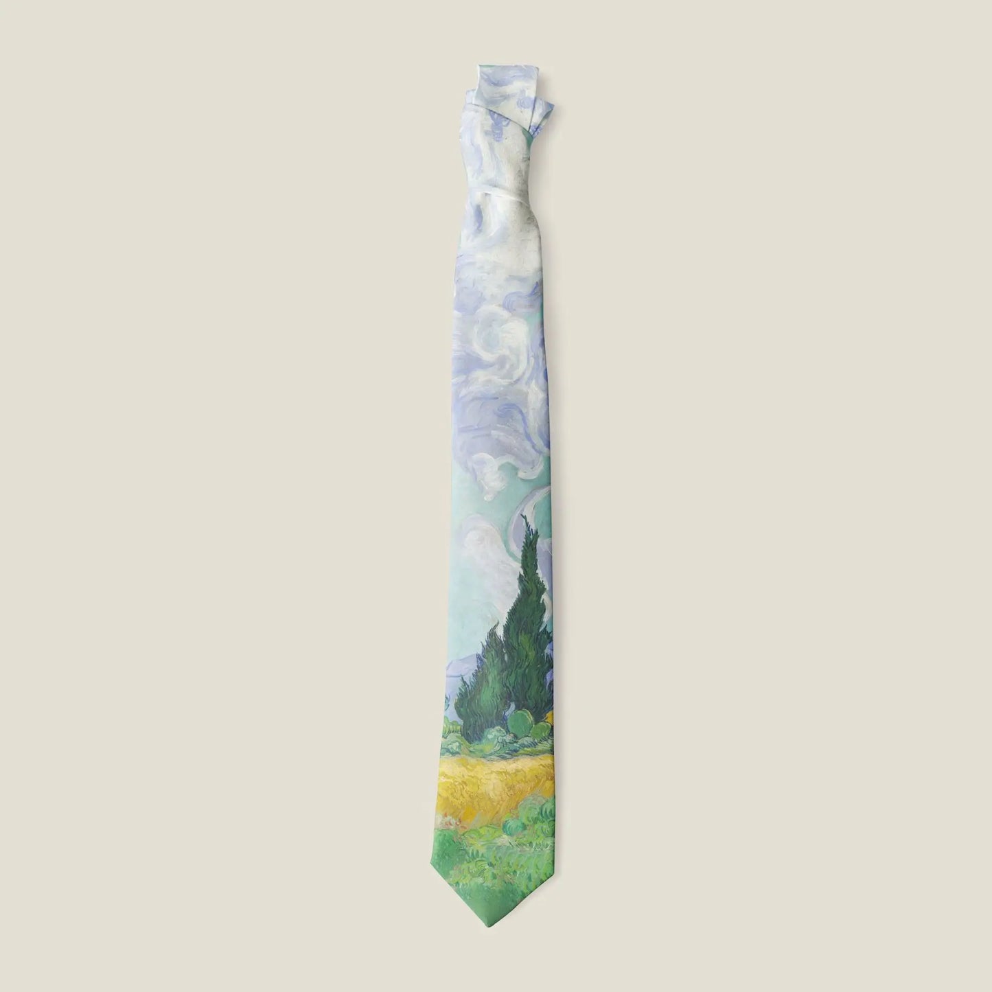 "art is everywhere" necktie