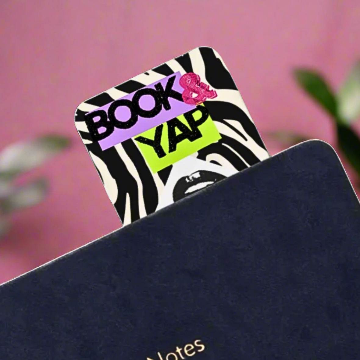 Y2K Neon Animal Print Collage Bookmark | Olive Made