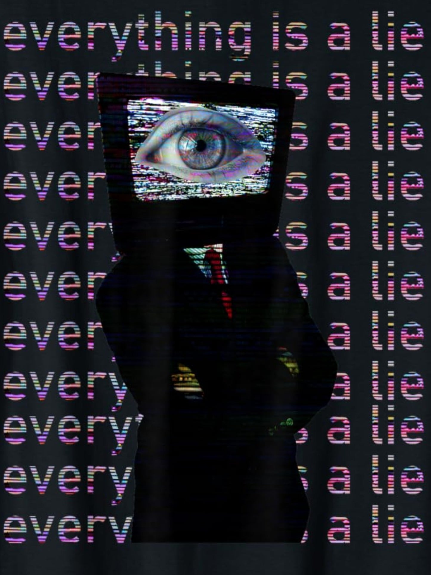 Weirdcore Aesthetic Tv Head Meme Art Dreamcore Graphic-T