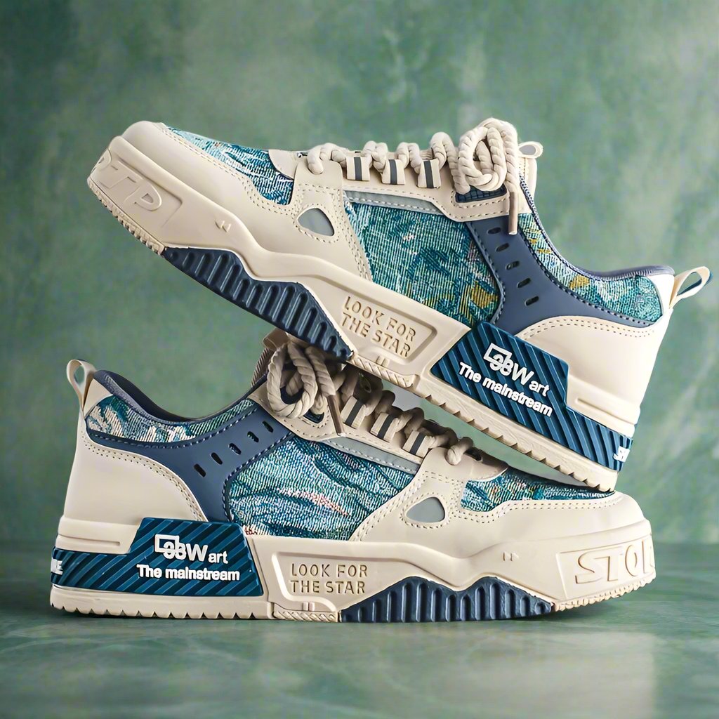 impressionist art sneakers