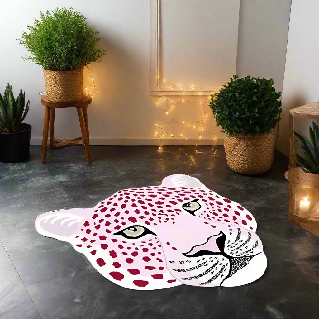 lovely leopard floor decor