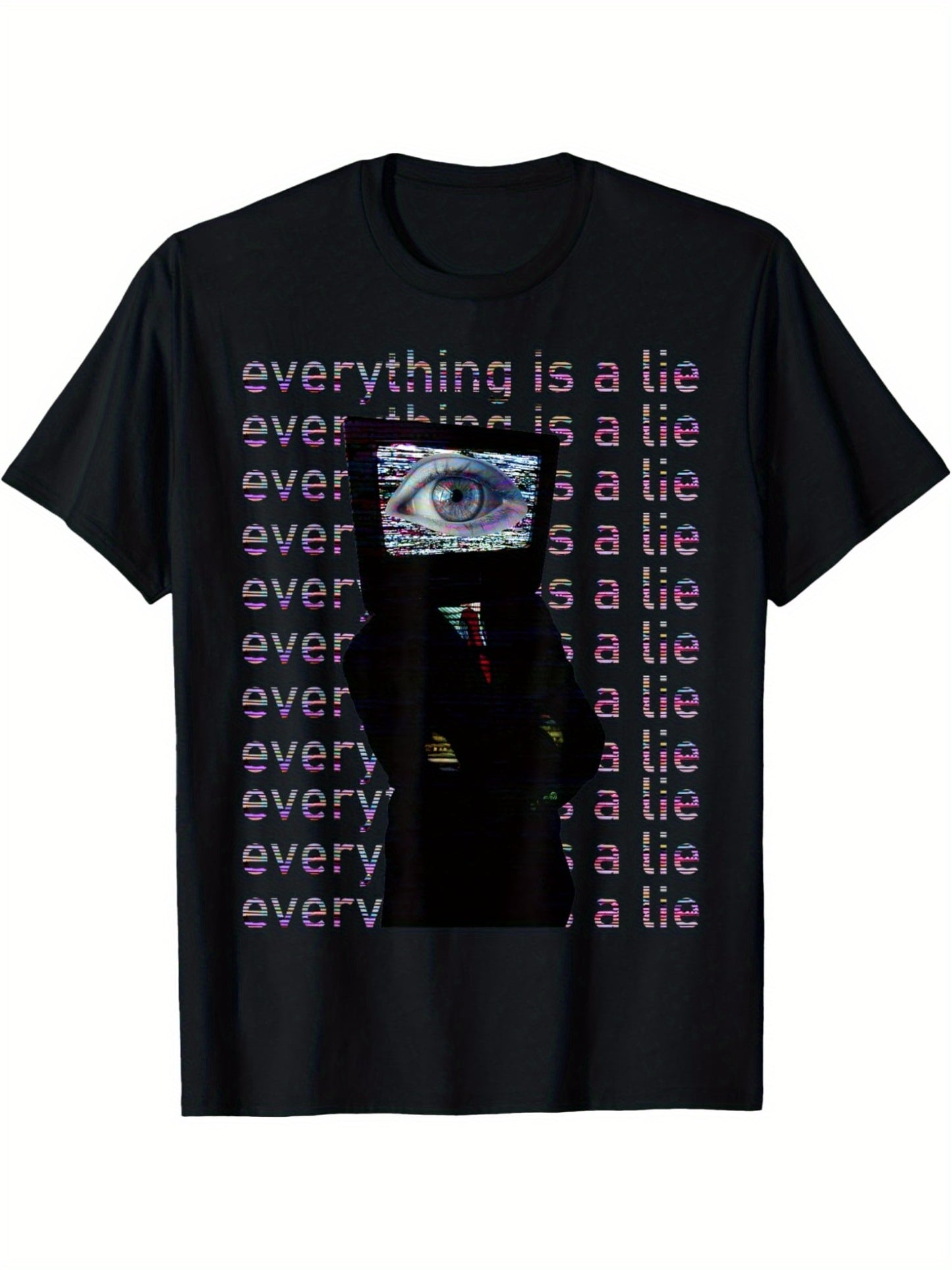 Weirdcore Aesthetic Tv Head Meme Art Dreamcore Graphic-T