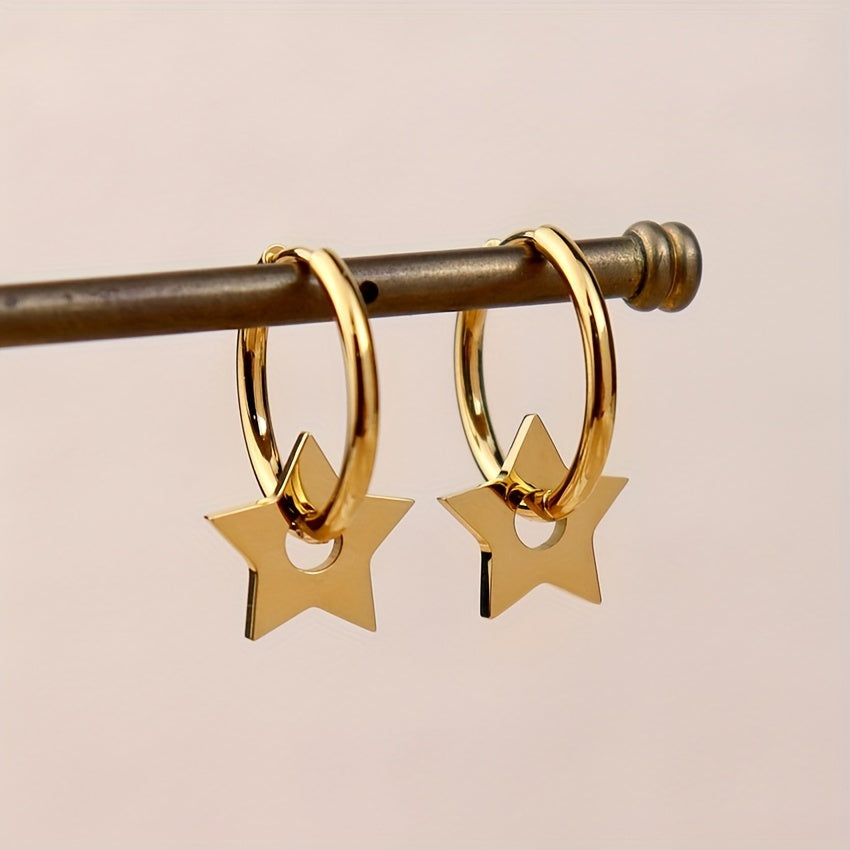 "heavy is the hoop that holds my-" charmed hoop ear adornment