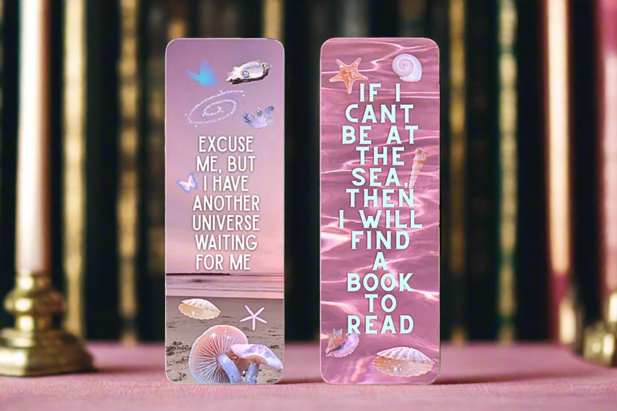 Mystical Mermaid Summertime Bookmark (Double-sided)