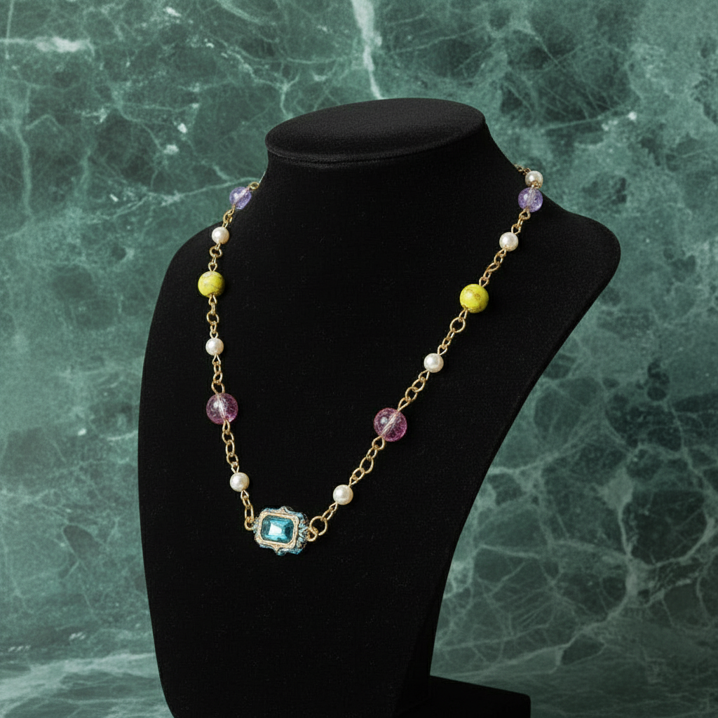 Mermaid At The Treasure Trove - Single Sea Side Inspired Necklace