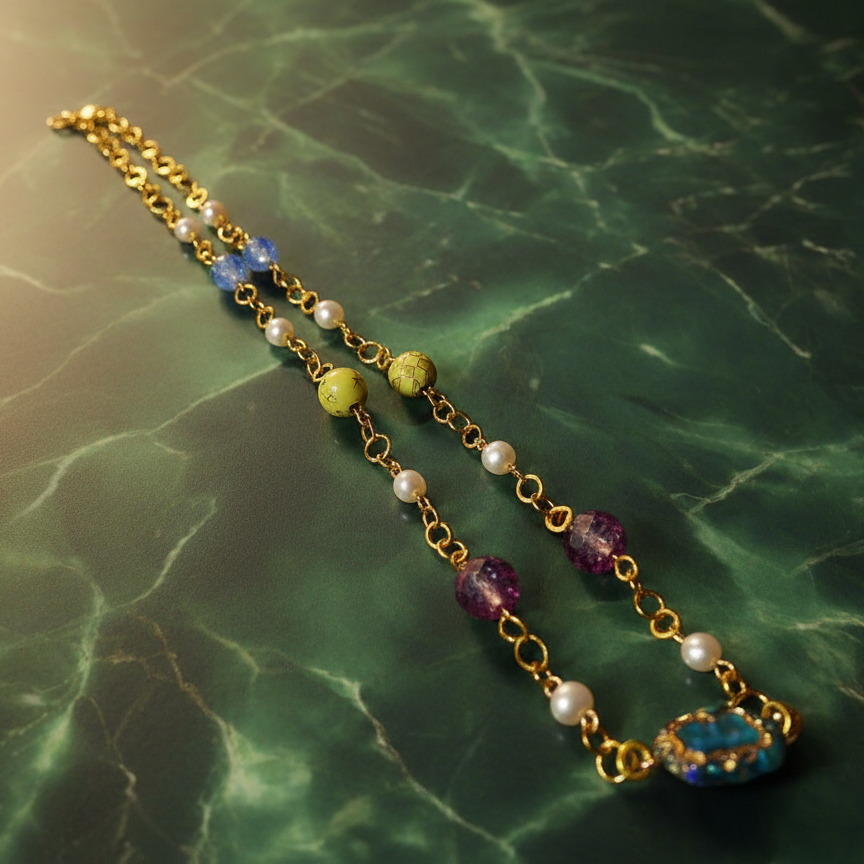 Mermaid At The Treasure Trove - Single Sea Side Inspired Necklace