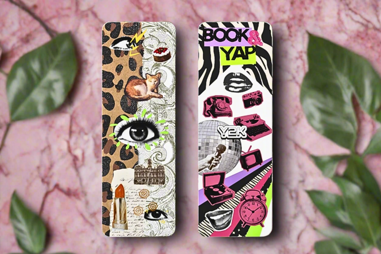 Y2k Neon Animal Print Bookmark (Double-sided)