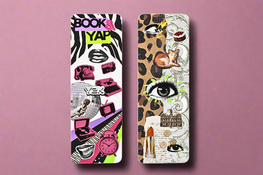 Y2k Neon Animal Print Bookmark (Double-sided)